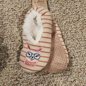 K. Bell Striped Llama Slippers